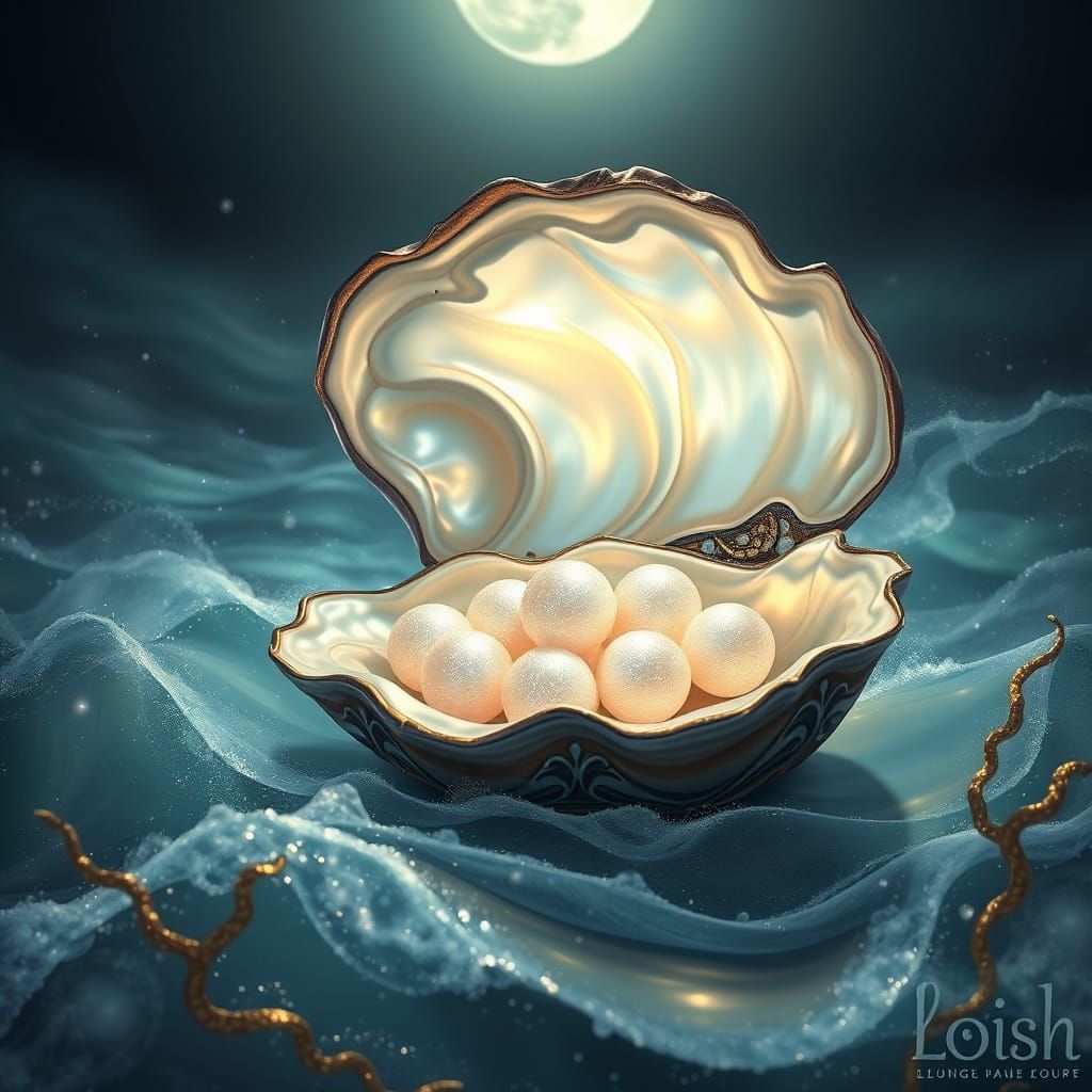 Magical Oyster Shell Reveals Stardust Pearls