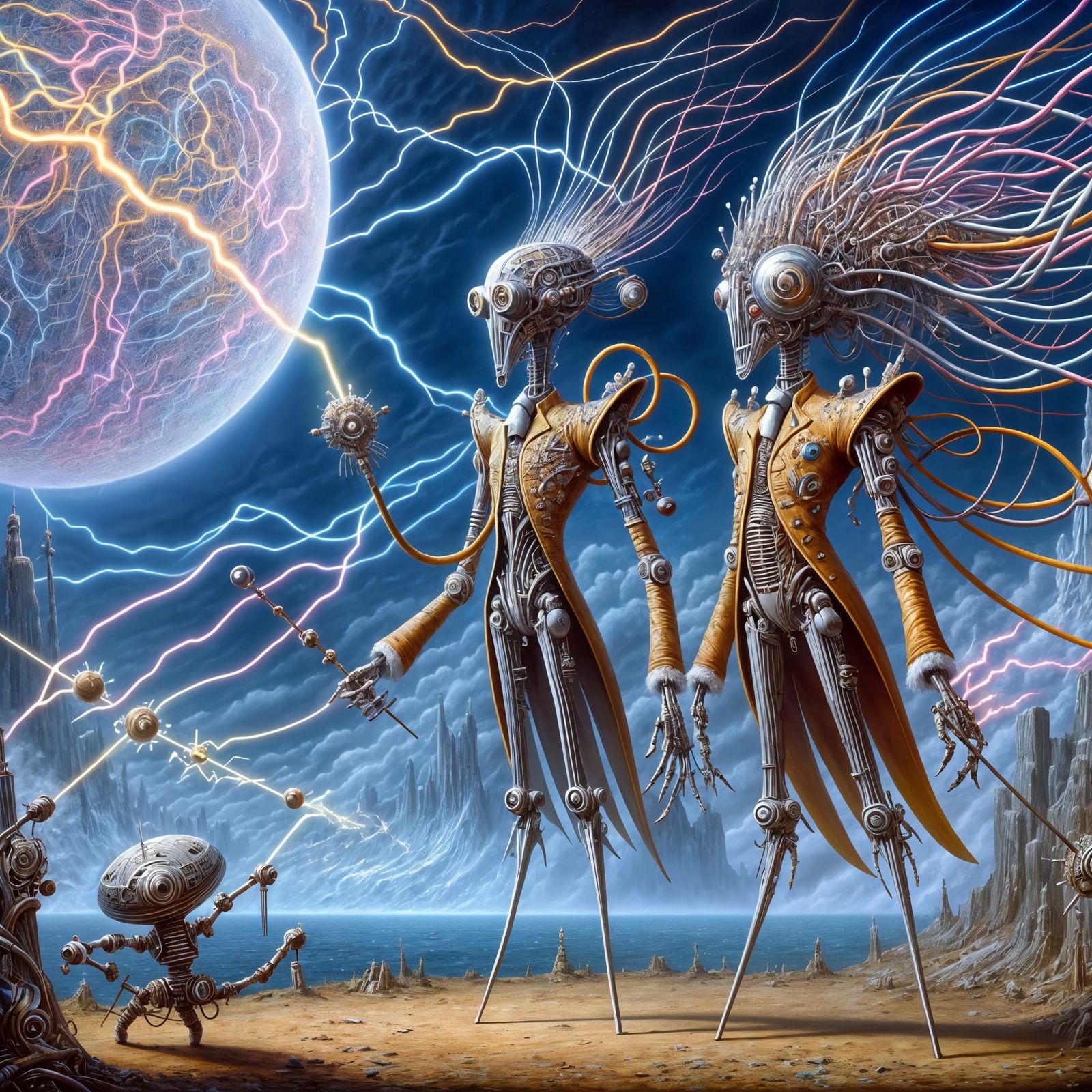 Trurl and Klapauscius from the Cyberiad