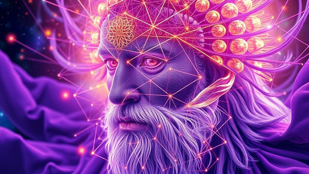 Quantum Sage Unfolds through Sacred Geometry