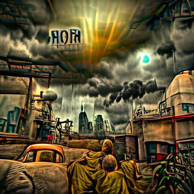 Dystopian Climate Change in Film Noir Style