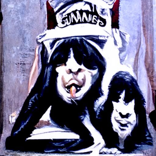 The Ramones: Oil Painting Portrait