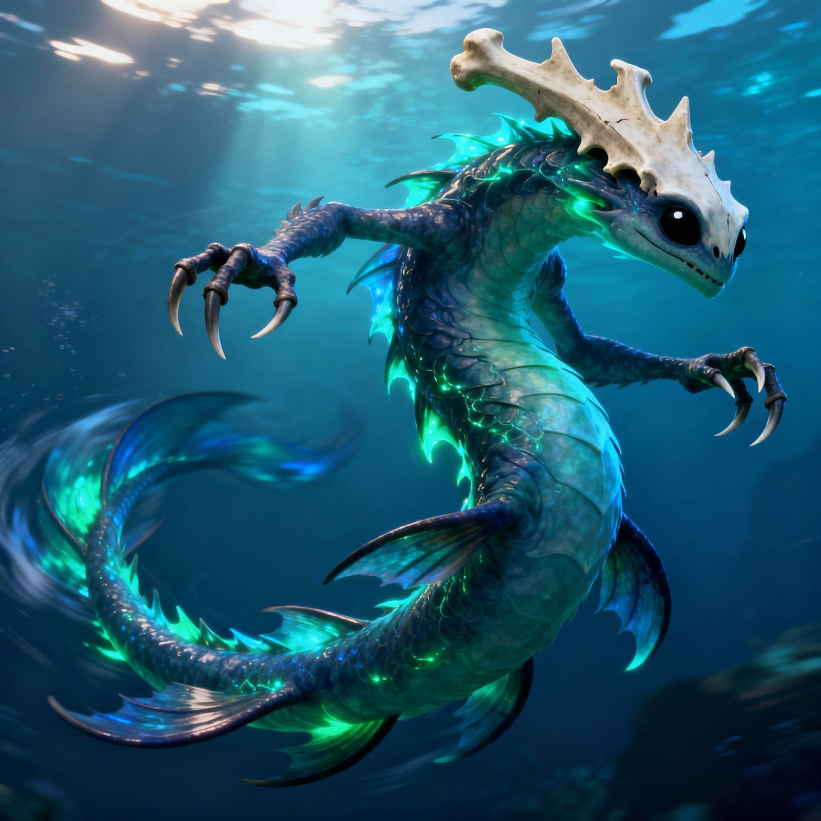 Reaper Leviathan in Disney Animation Style