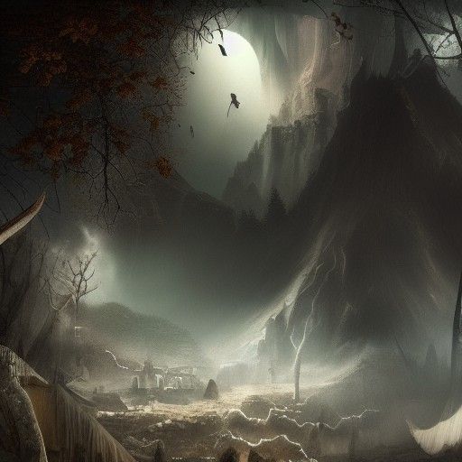 Detailed Matte Painting of the Afterlife