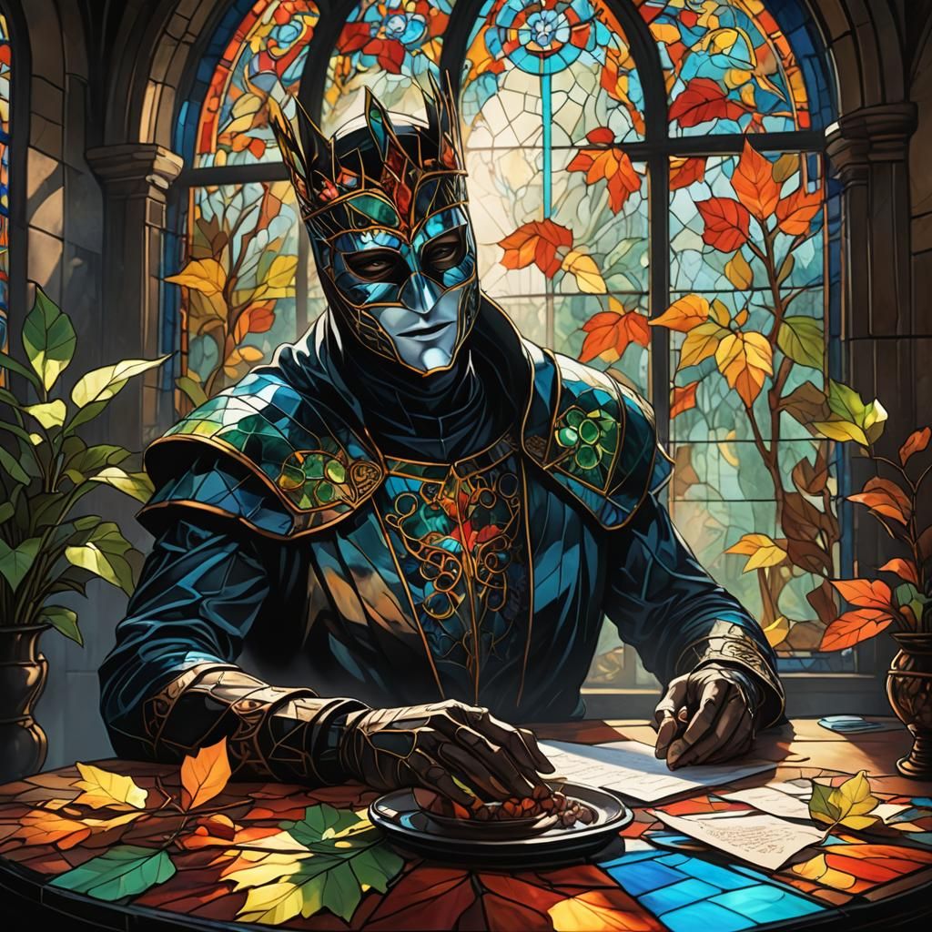 Masked Figure's Testimony: Fantasy Art in King Vidor Style