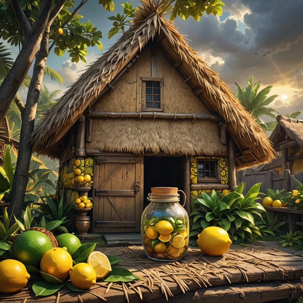 Lemon Hut: Fantasy Concept Art in Rich Colors