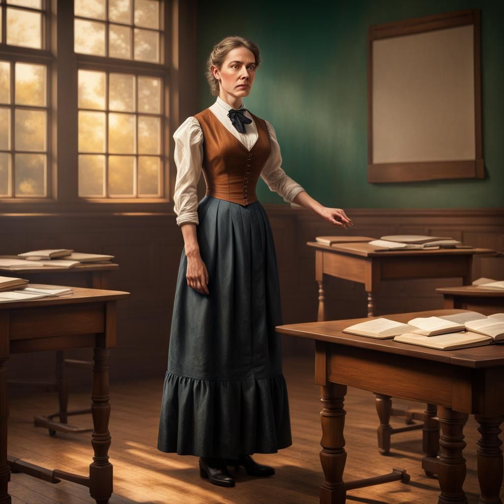 The School Teacher, 1880s