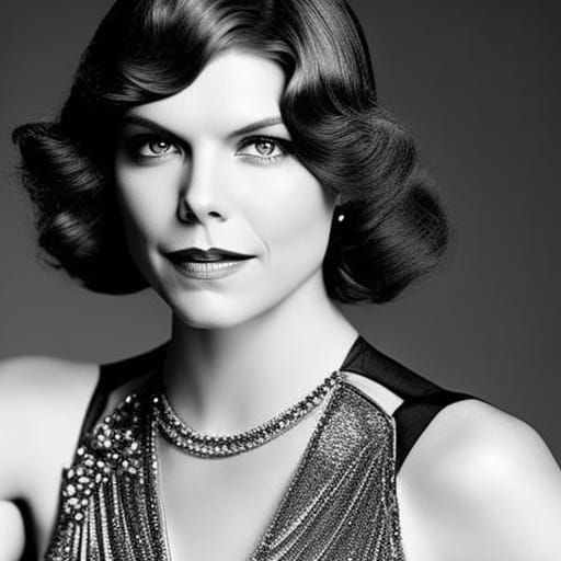 Lauren Cohan in 1920s Style
