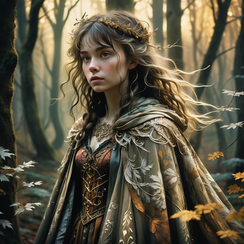 Mystical Forest Woman with Adamantine Taint