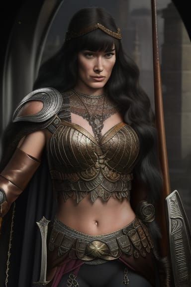 Red Sonja Inspired Portrait in Artgerm Style