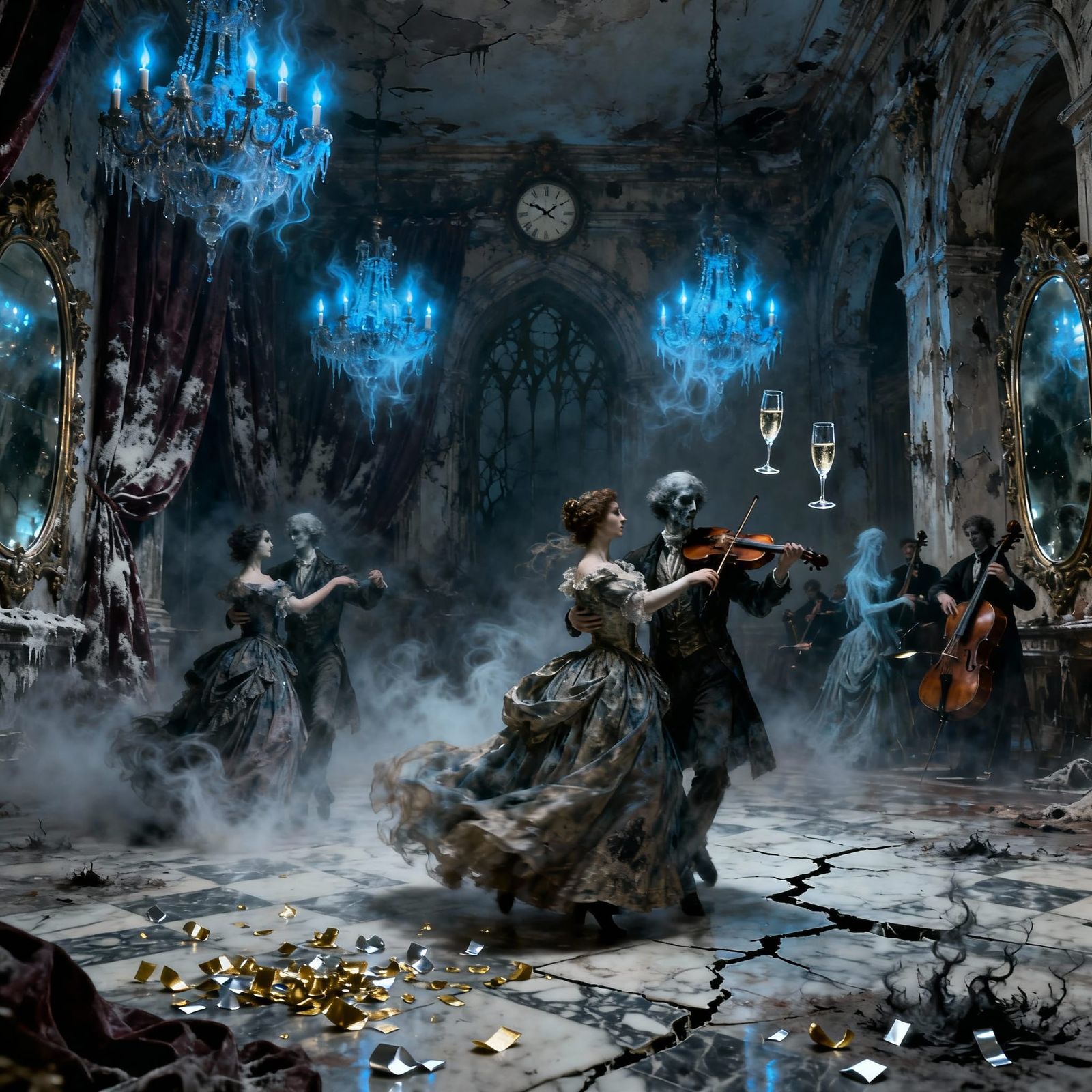 Haunting Victorian Ball: Ghosts Ring In New Year