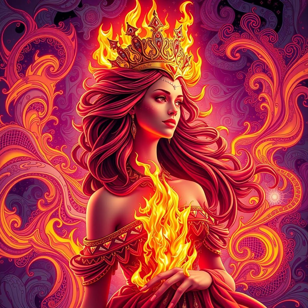 Cyberpunk Princess in Neon-lit Futurism