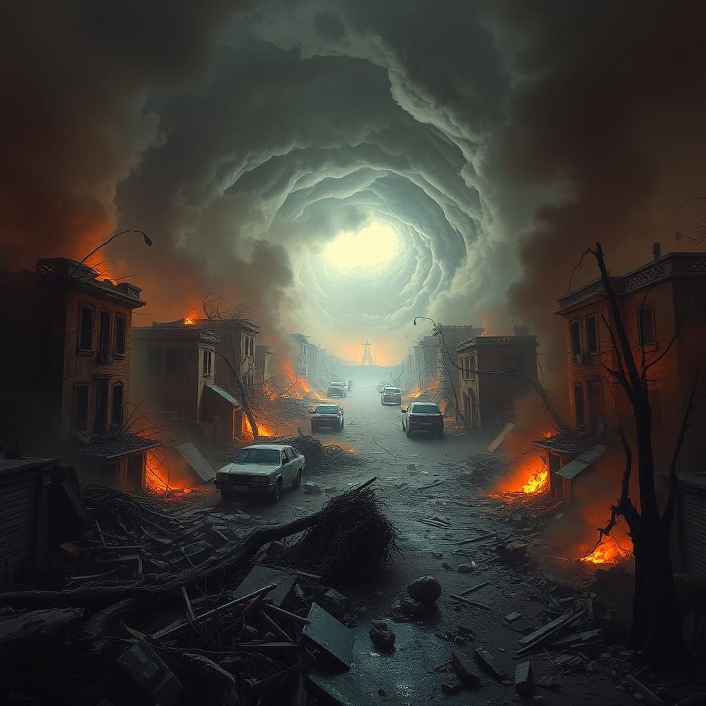 Catastrophic Destruction in the Style of Romanticism