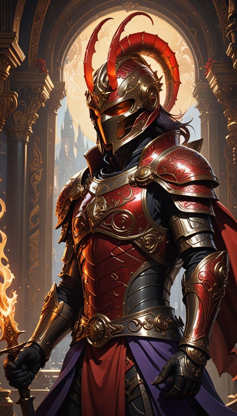 Dark Fantasy Warrior on Medieval Cog Ship in Greg Rutkowski ...