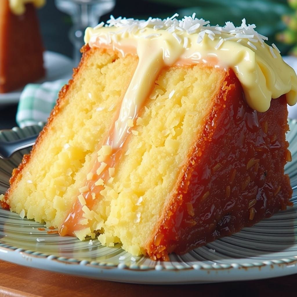 Irresistible Coconut Pineapple Cake: A Tropical Dessert