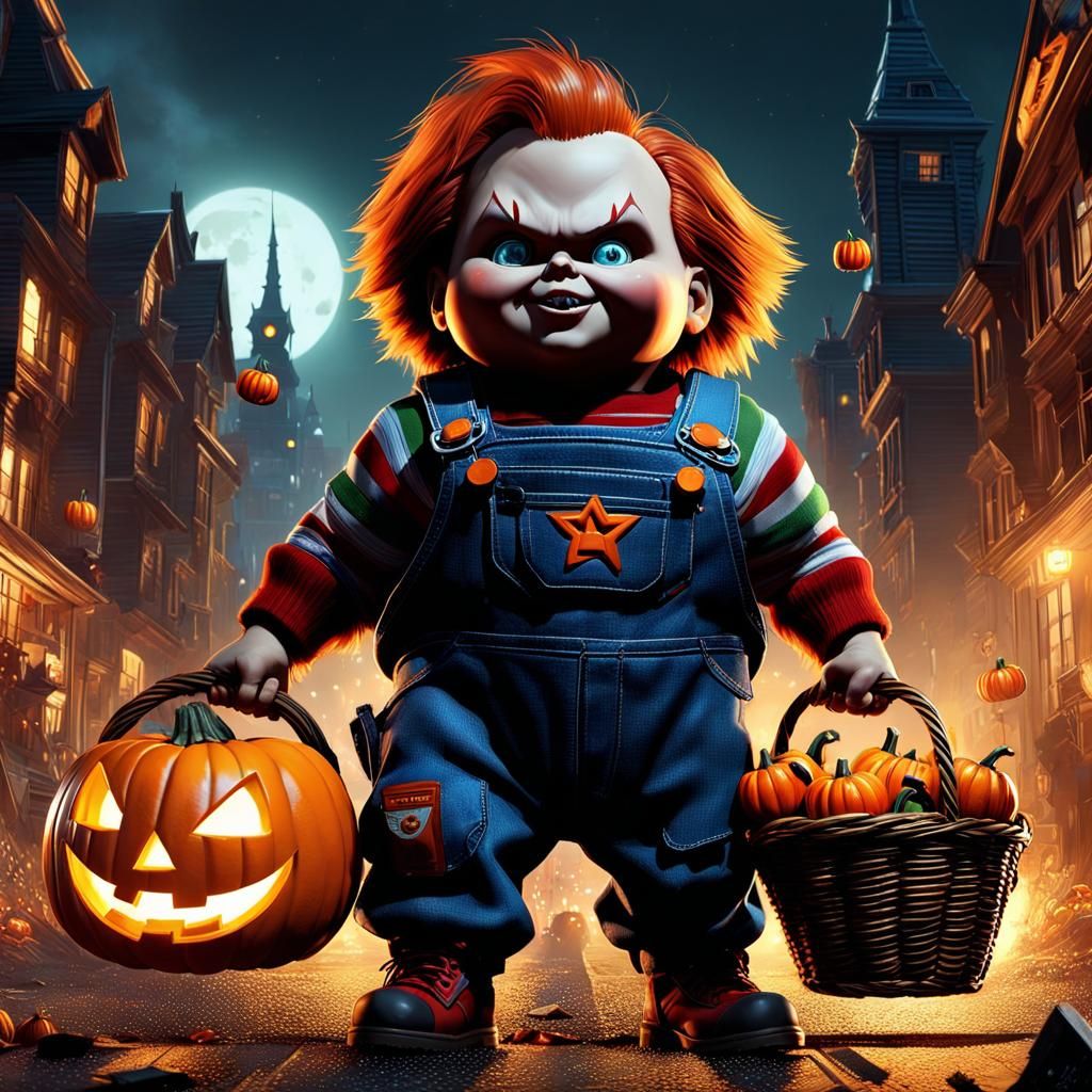 Chucky's Halloween Grenade Basket, Concept Art