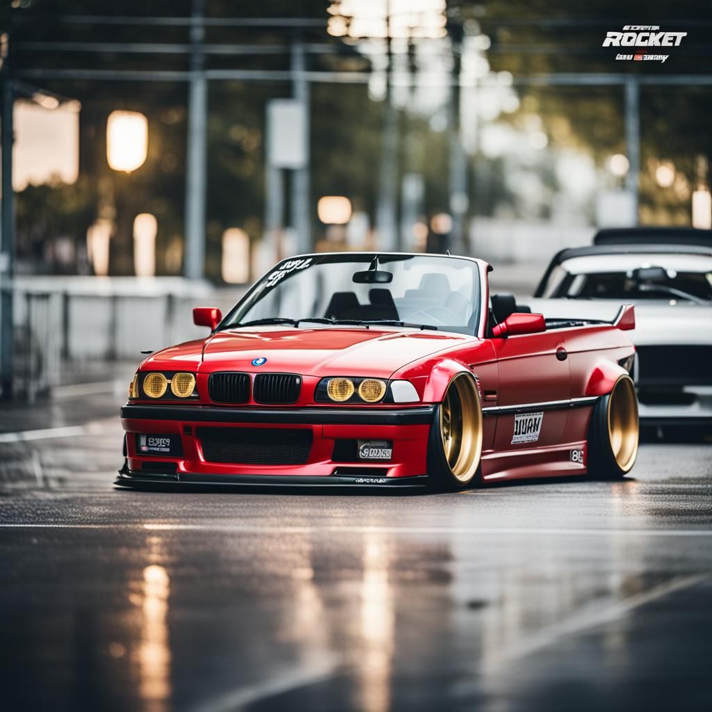 BMW E36 Rocket Bunny Wide Body Convertible