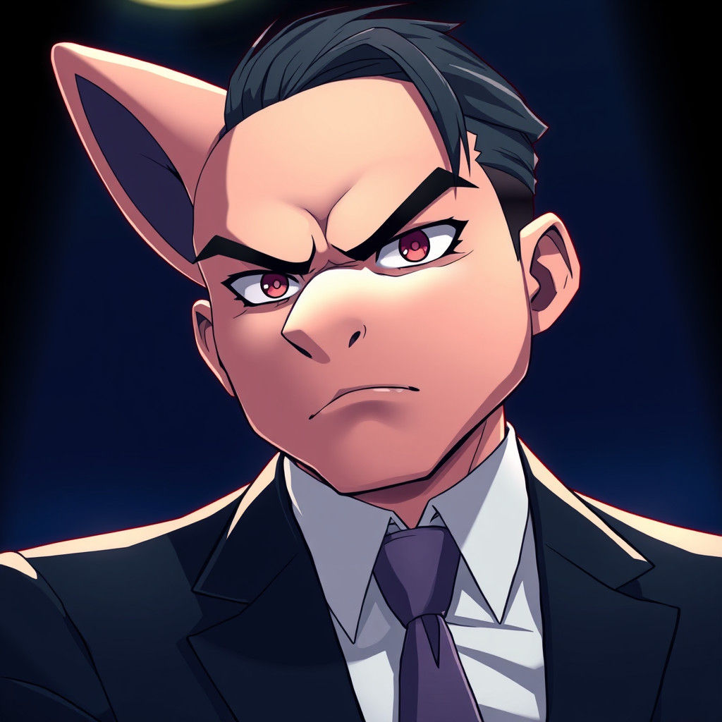 The seasoned male Happiny-morph hacker. His wardrobe is businesslike.