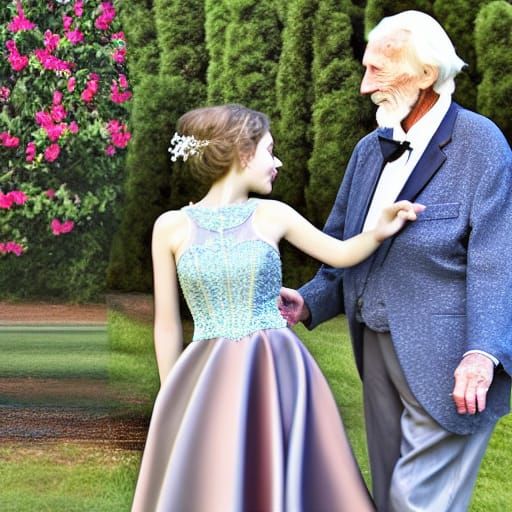 Girl Dancing in Elegant Dress, 16k Resolution