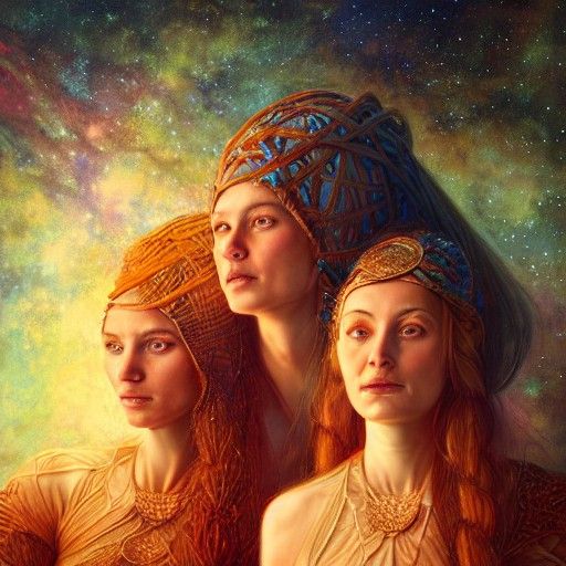 The Three Fates Weaving Life's Destiny