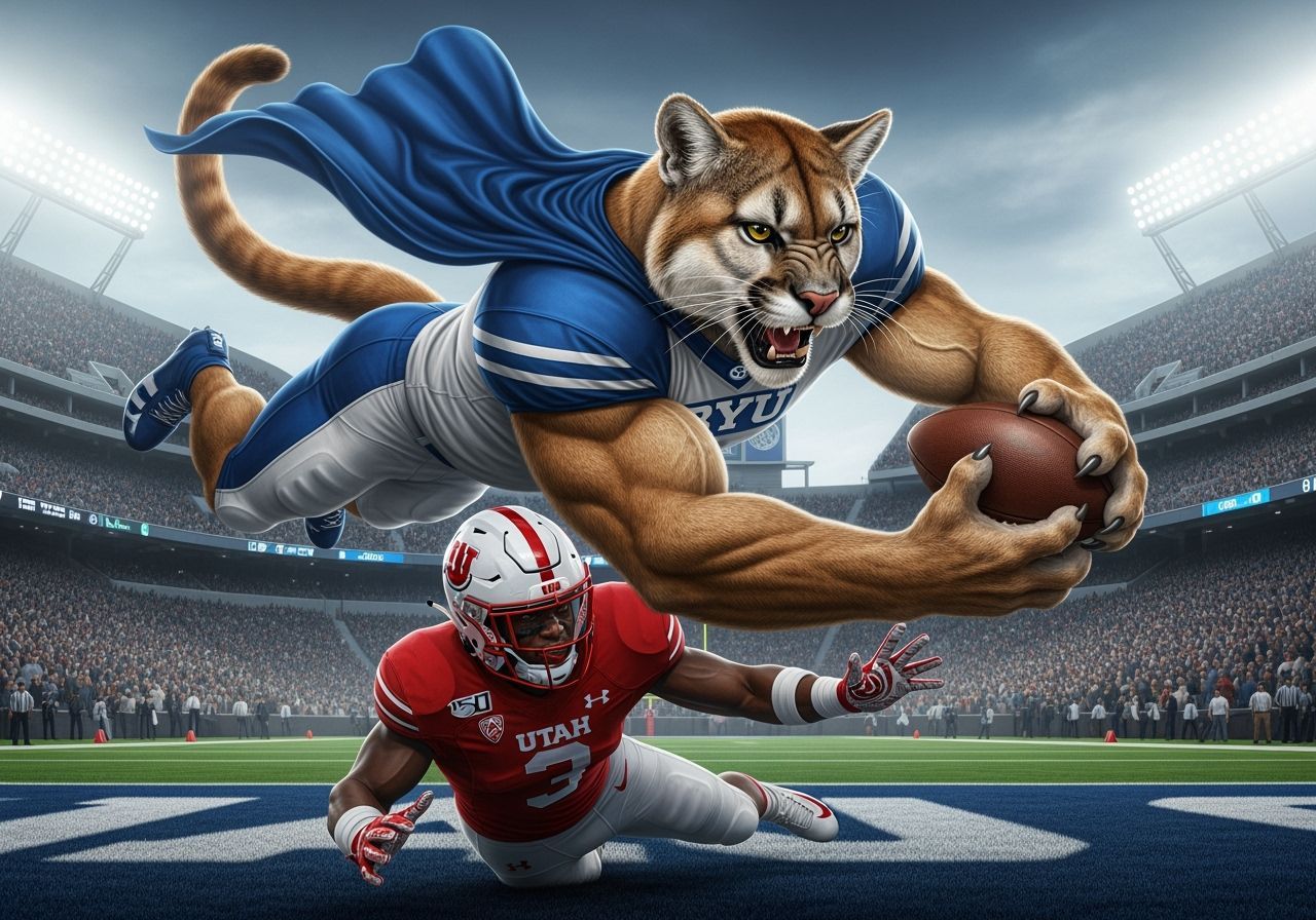 BYU Cougar Makes Spectacular Diving Catch
