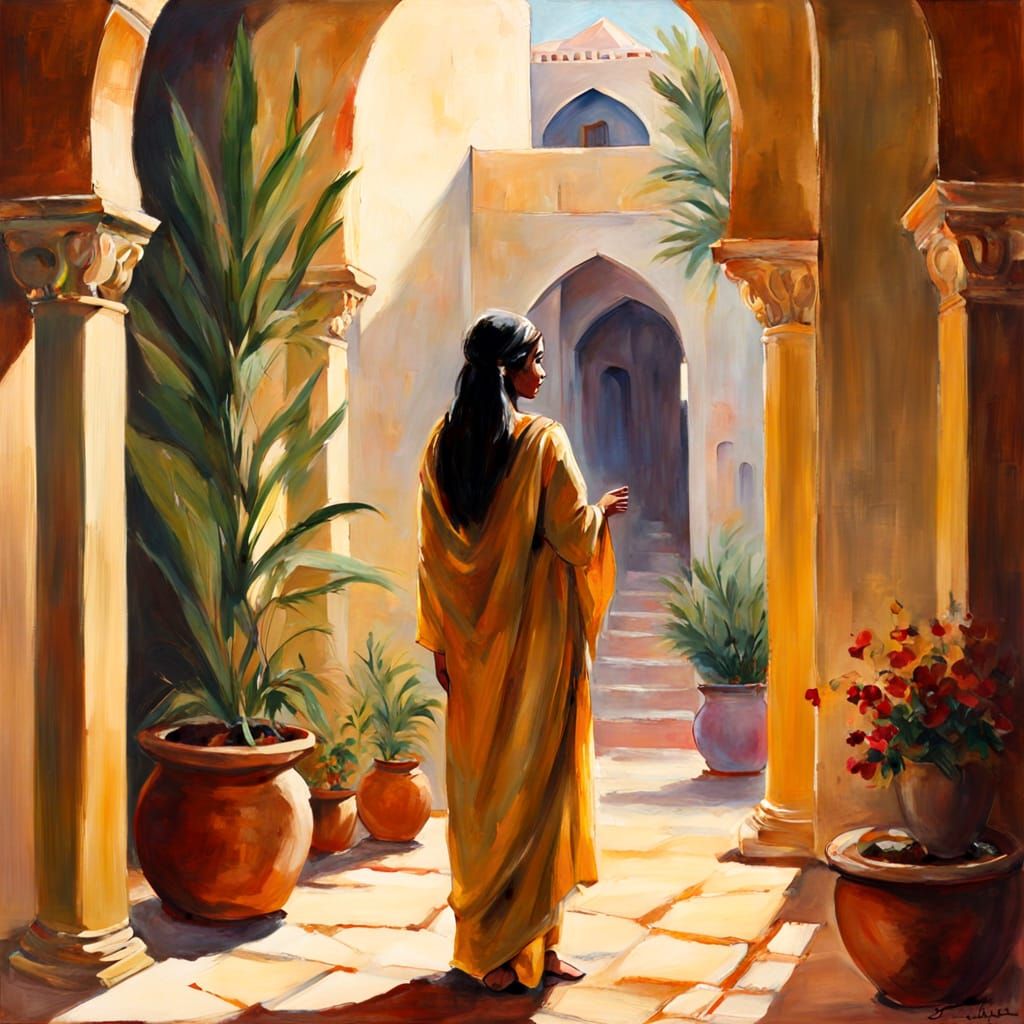 מגדלנה Mary Magdalene turned around and saw יֵשׁוּעַ Jesus s...