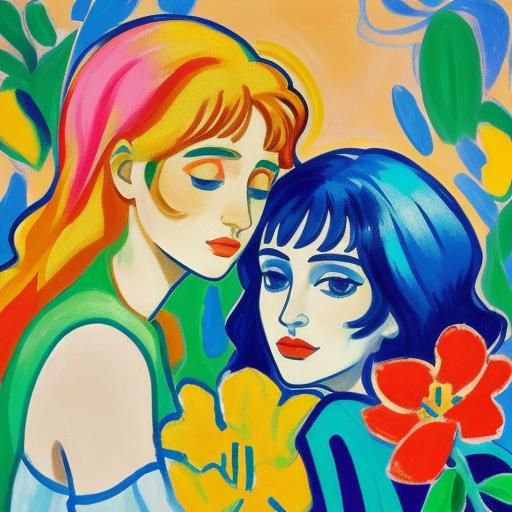 Sensual Fauvist Portraits of Angelic Figures in Morning Ligh...