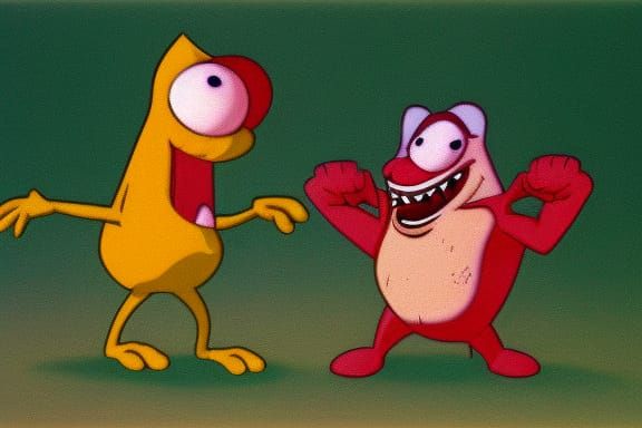 Ren & Stimpy AI Image
