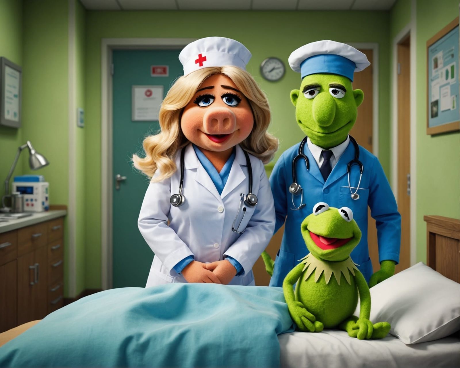 The Muppets as Hospital Staff