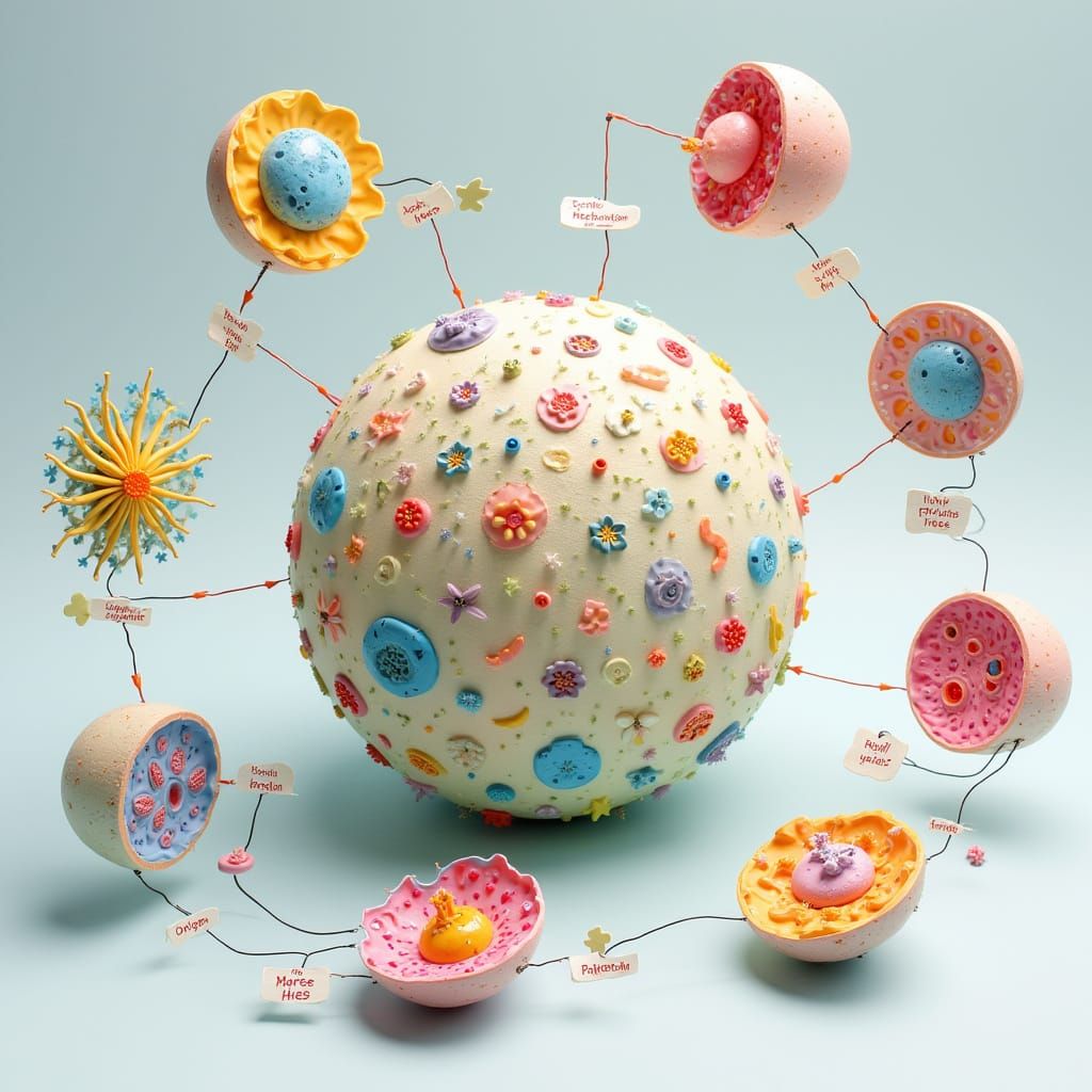 Stem Cell Differentiation in a Vibrant 3D Educational Scene