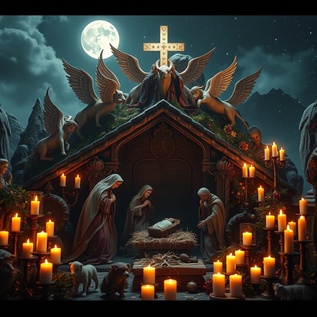 Mystical Bethlehem Nativity Scene in Unreal Engine 5