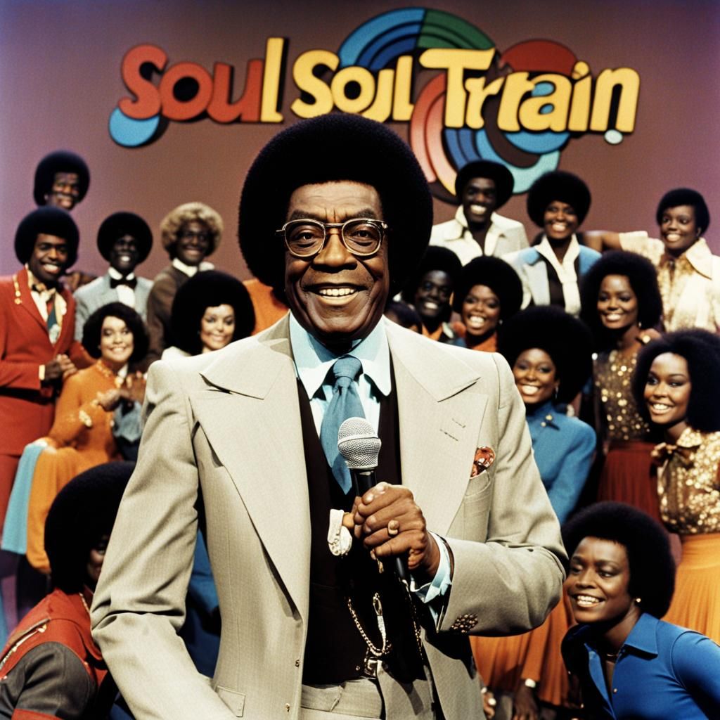 Don Cornelius Hosts Soul Train, 1975