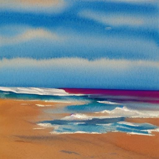 Timeless James Dean on a Turquoise Beach