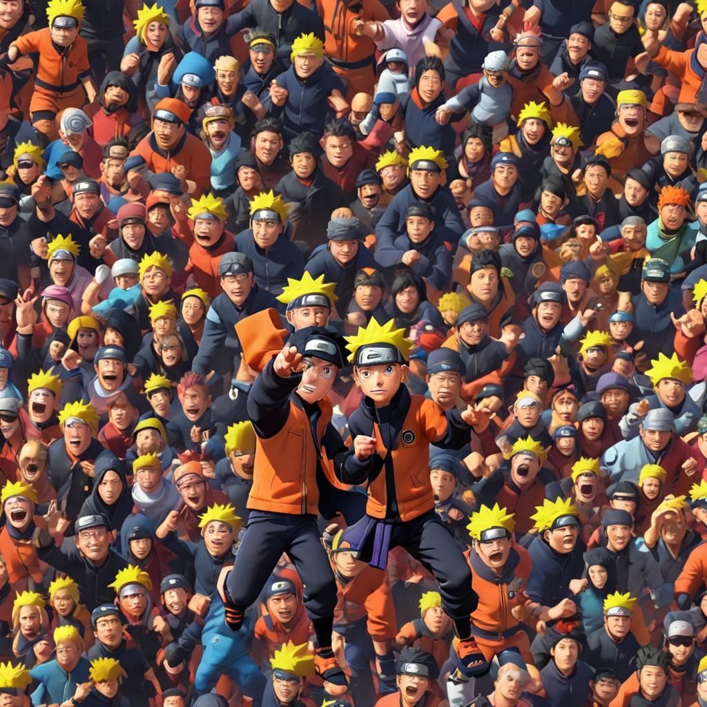 Naruto as 3D Digital Art Concept