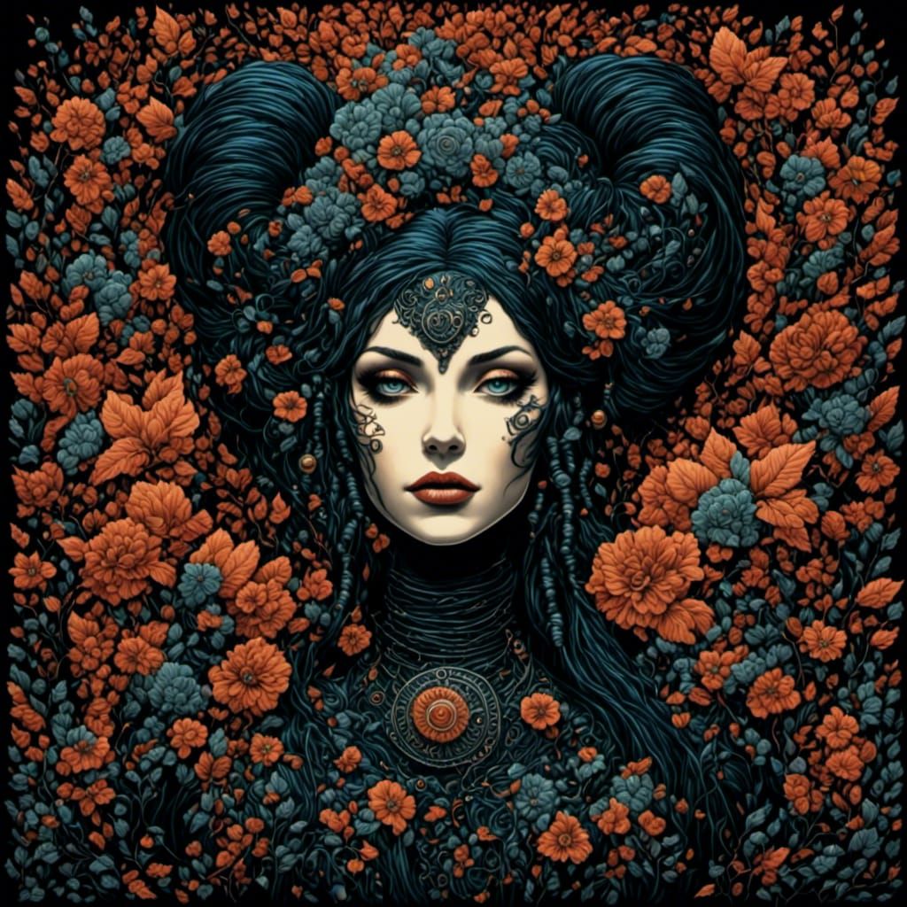 Yarn World with Playful Characters