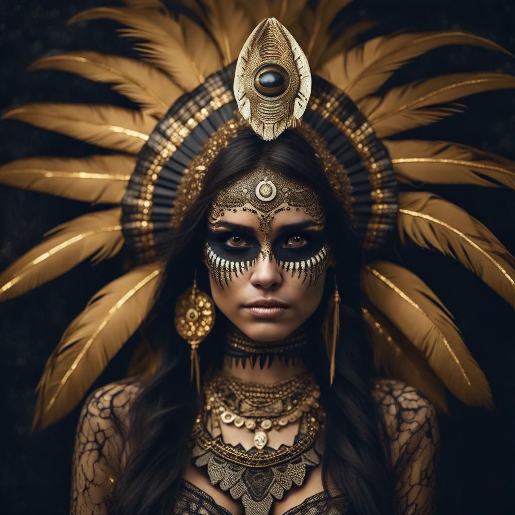 Beautiful Apache Girl