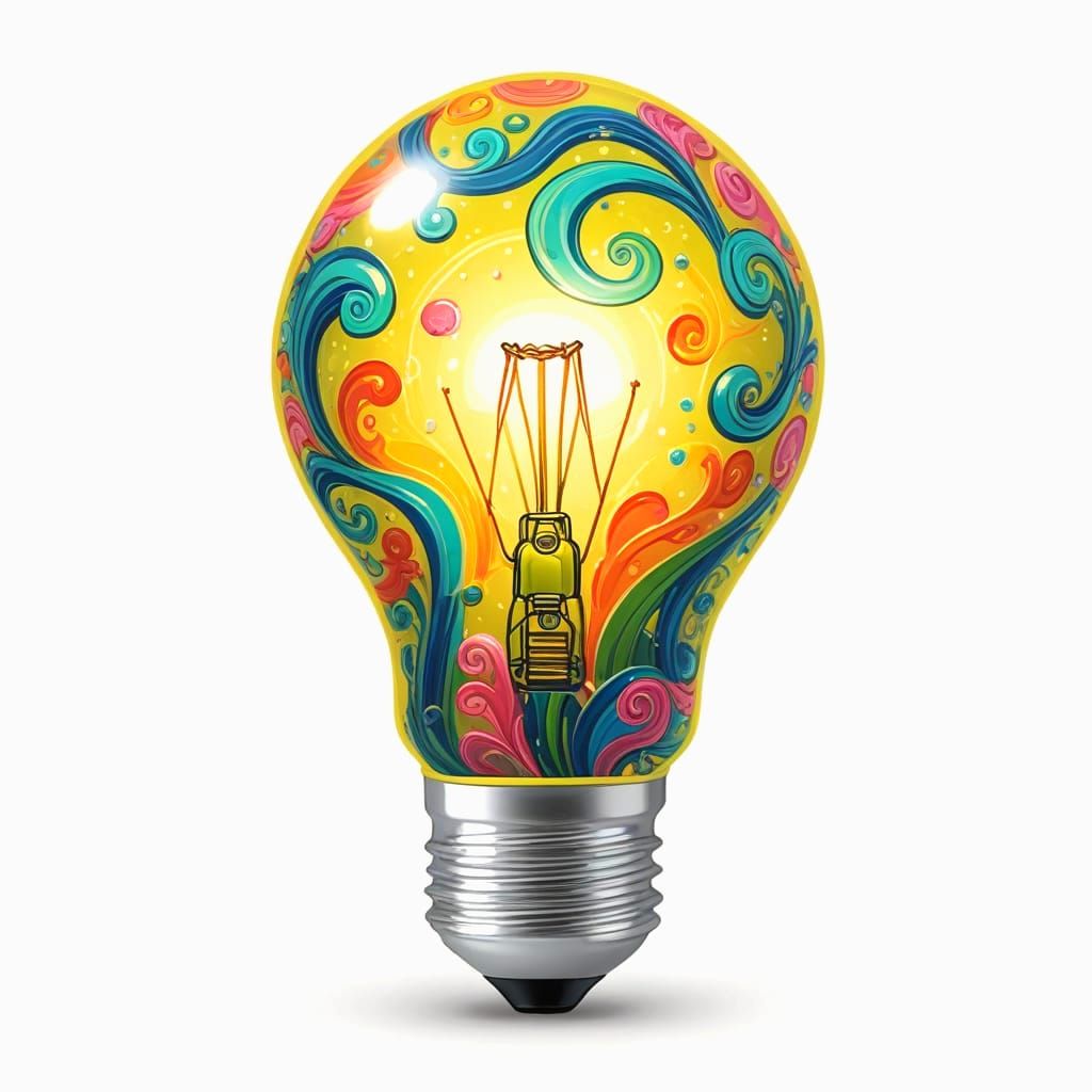 Inspired! (Looks best when minimized to emoji size.)