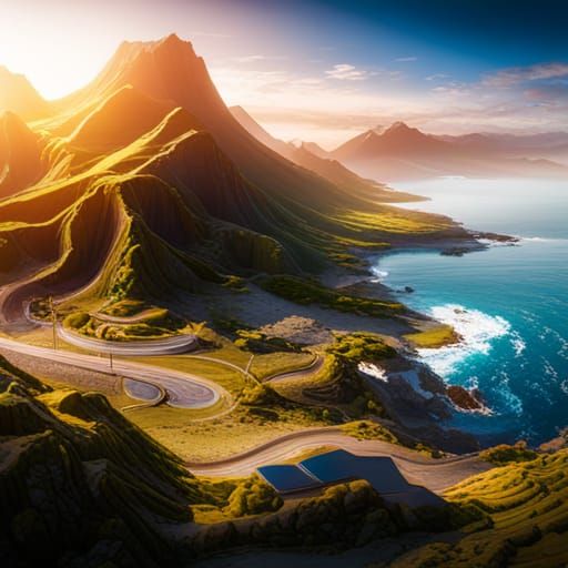 Epic 3D Drift Paradise Rendered in Unreal Engine