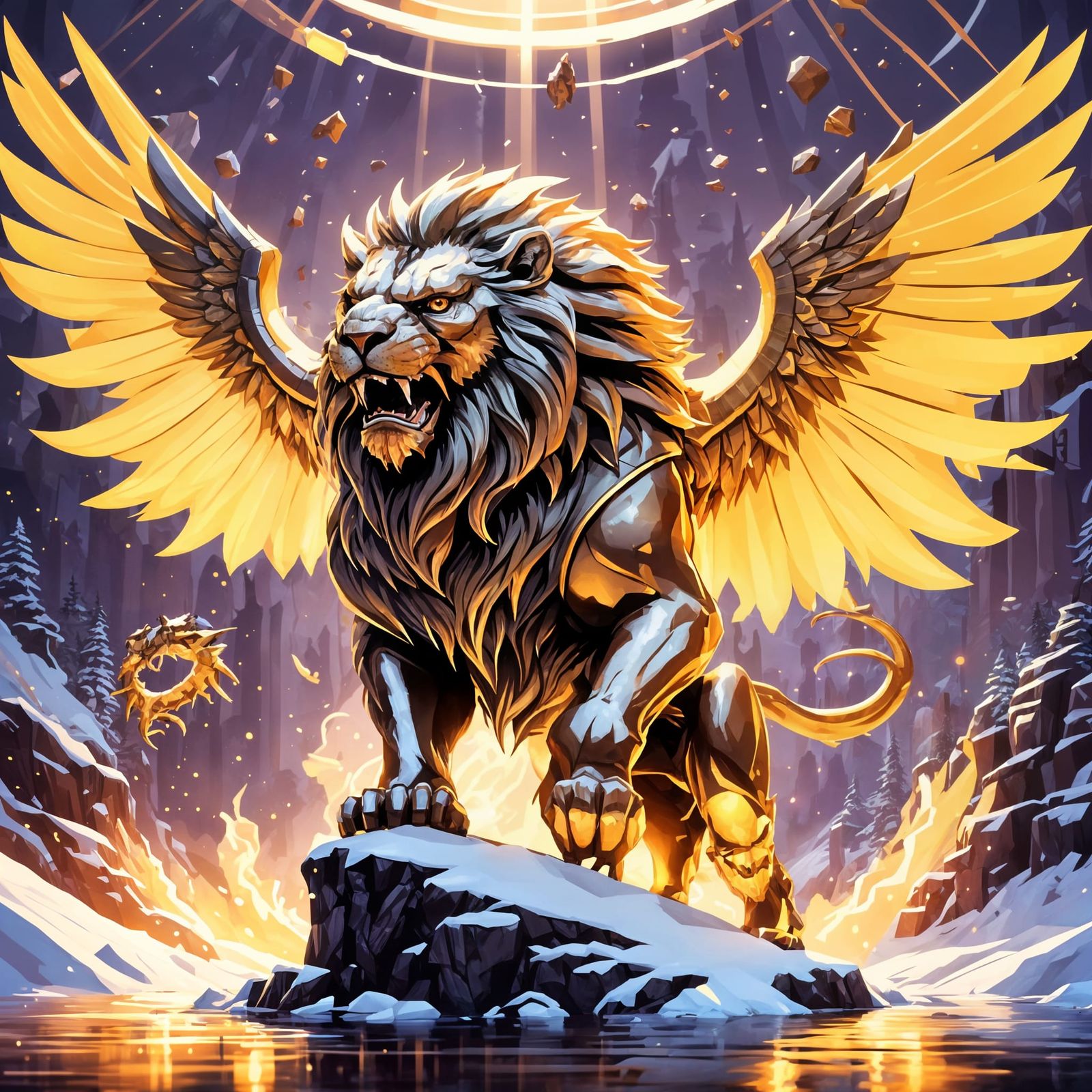 Dark Fantasy Manticore Masterpiece