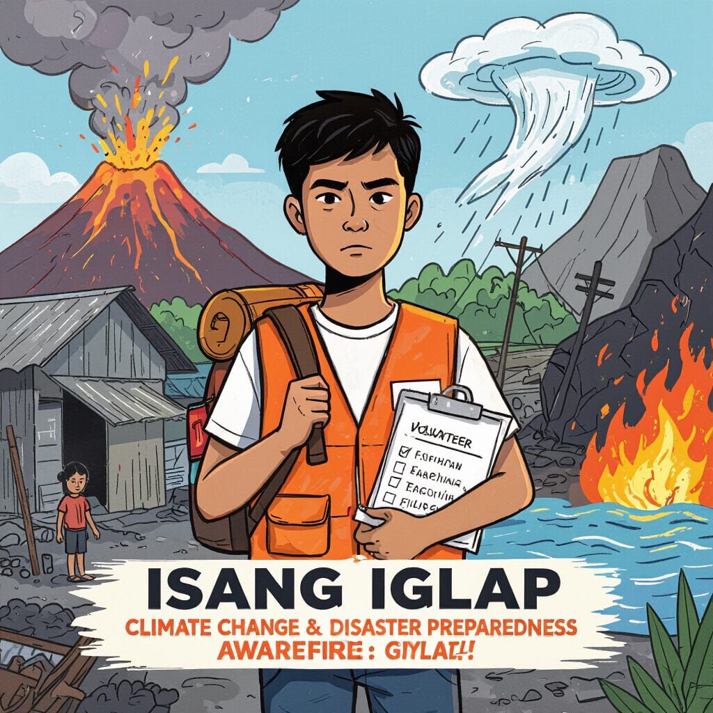 Youth Prepares for Climate Disasters: Cartoon Style