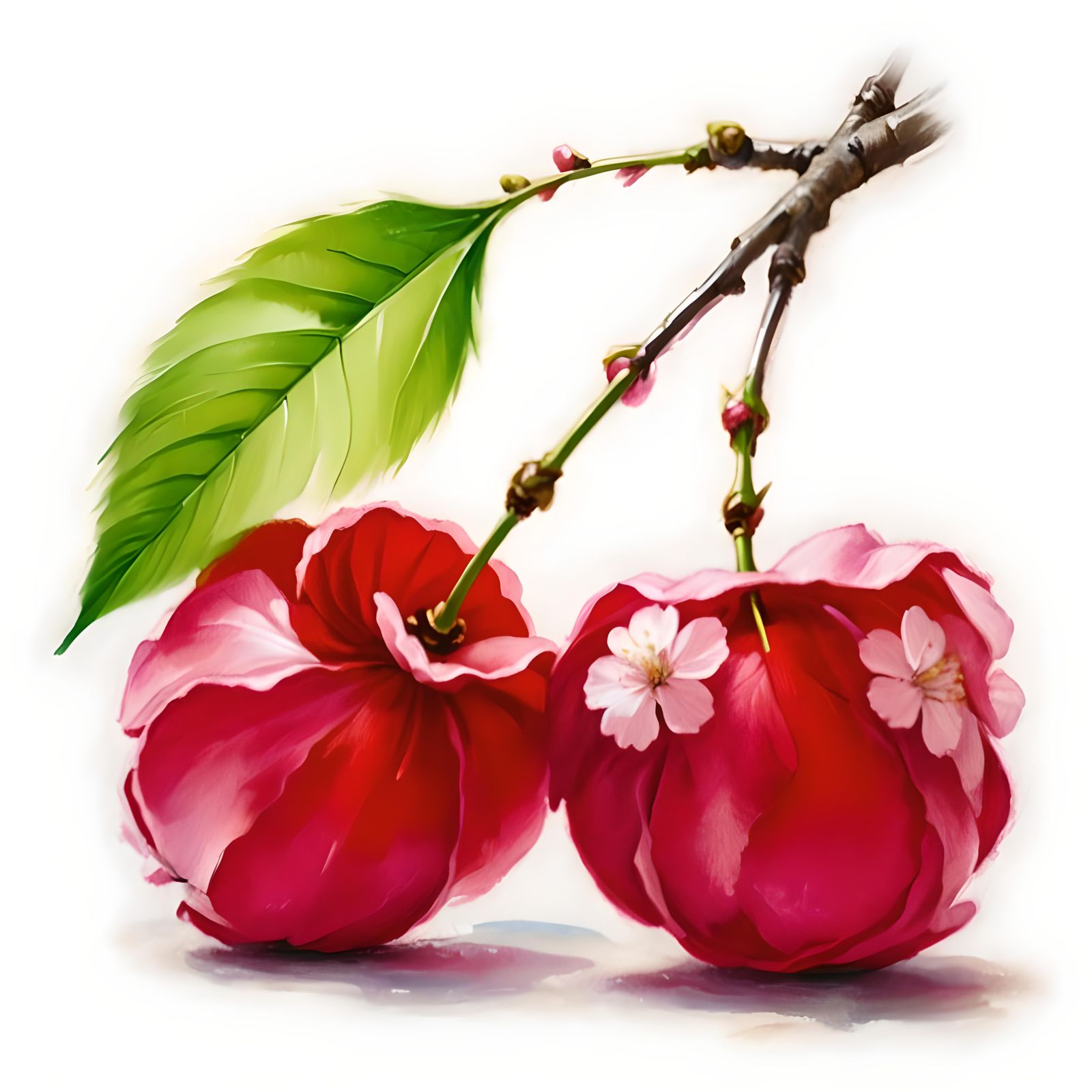 Delicate Cherry Blossoms in Bloom