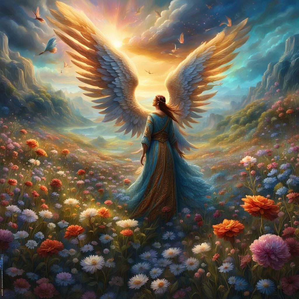 Surreal Realms of Serenity in Vibrant Hues