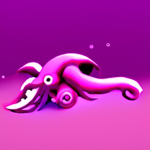 Pink Octopus Generated from Kraken Prompt