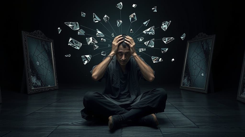 A Fractured Psyche in Dark, Symbolic Realms