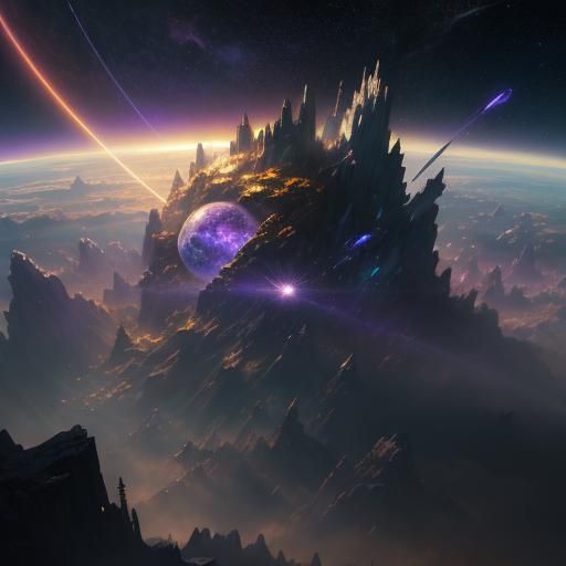 God Throws Earth: A Space Masterpiece