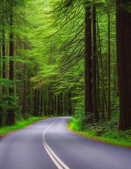 Road Through The Forest