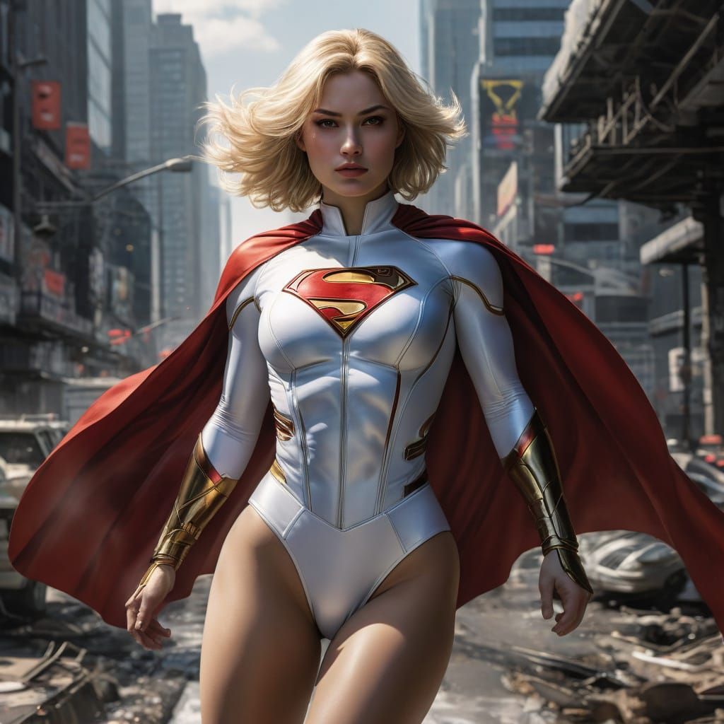 Powerful Emma Myers as DC's Power Girl in Iconic Kryptonian ...