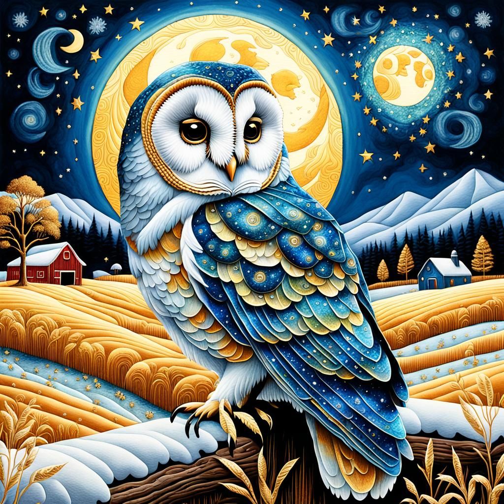 owl in the night