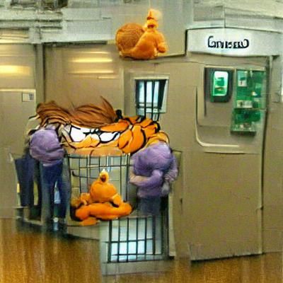 Garfield in Custody: An AI Interpretation