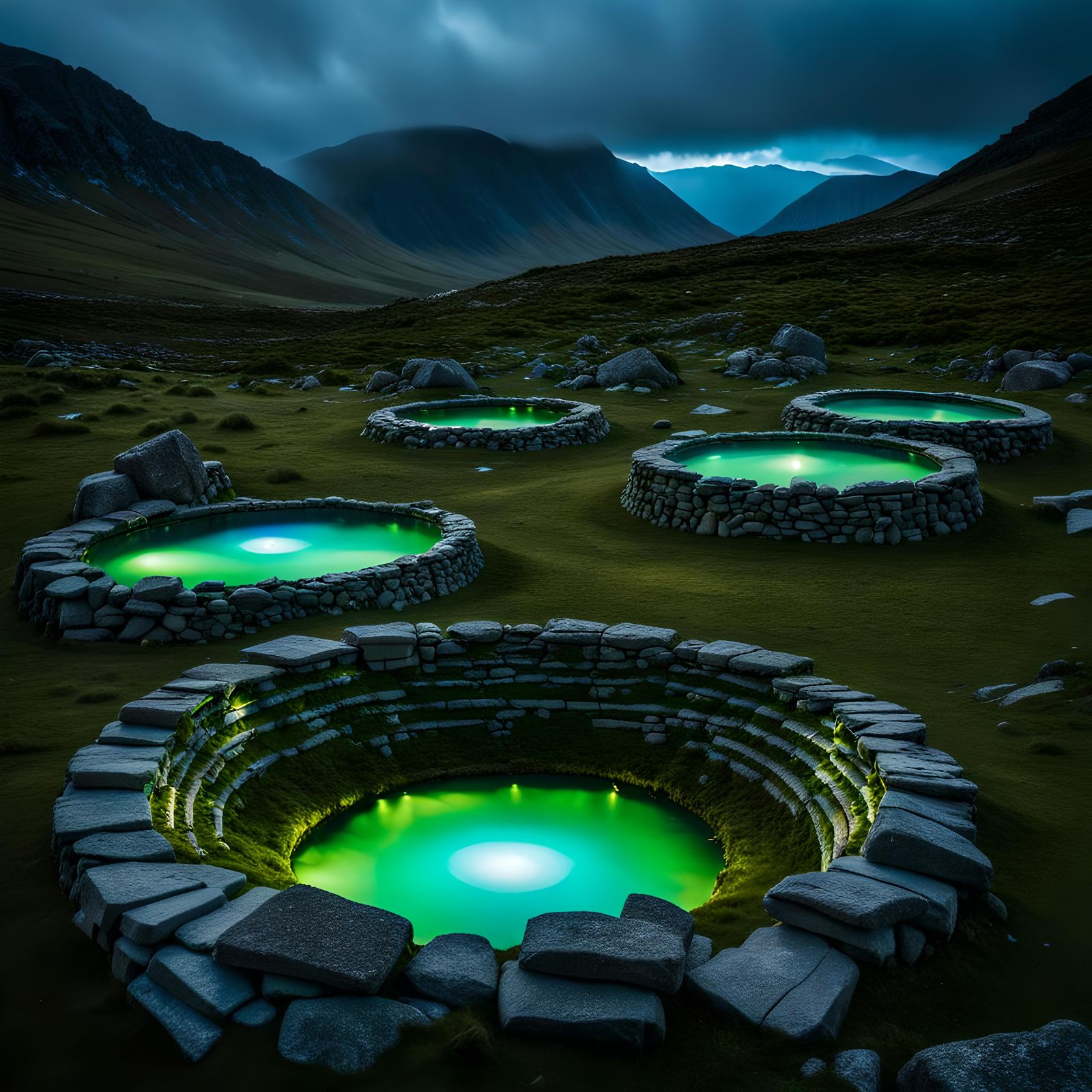 Light Pools in Connemara