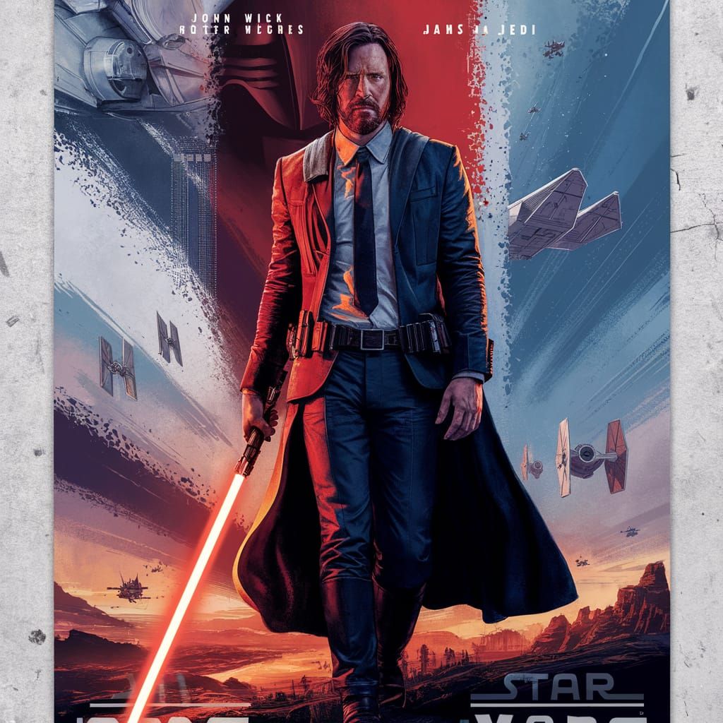 John Wick as Jedi in Star Wars Universe